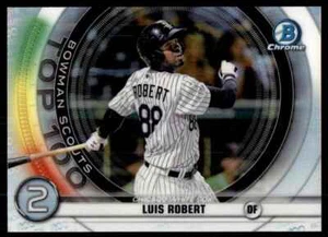 2020 Bowman Chrome Scouts Top 100 Luis Robert #BTP2 - Picture 1 of 2