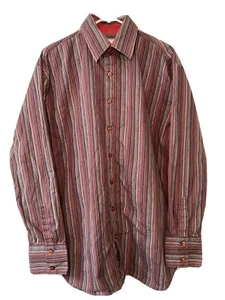 COOGI Mens Size XL Long Sleeve Button Down Dress Shirt Multicolored Collared - Picture 1 of 9