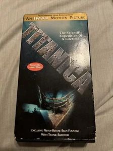 IMAX - Titanica (VHS) SEALED: Hosted by Leonard Nimoy - Picture 1 of 3