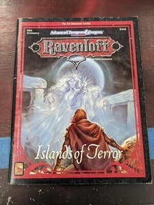 Isole del Terrore 9348 Ravenloft RR4 AD&D Seconda Edizione TSR No Mappa - Foto 1 di 2