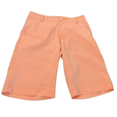 Orange striped boy's Puma shorts size M 28 inch waist - Image 1 of 4