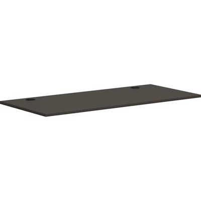 HON HONPLRW6630LS1 66 in. Rectangle Worksurface, Slate Teak - Image 1 of 3