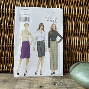 Vogue Sewing Pattern V8835 Long or Short Skirt 2012 Size 14-22 Uncut - Picture 1 of 5