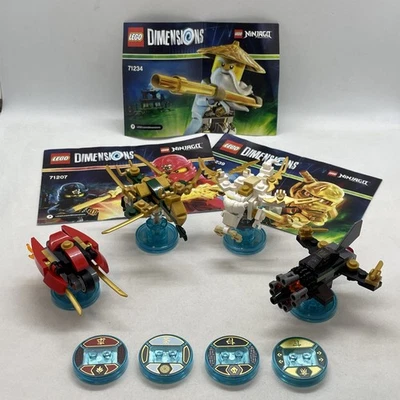 Lego Dimensions Ninjago 71234 71207 71239 *CHARACTER TAGS & BUILDS ONLY* - Image 1 of 4