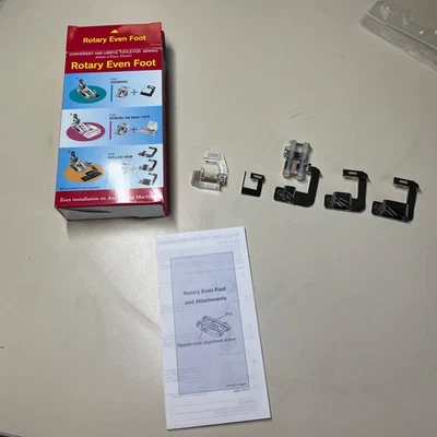 Genuine Janome Rotary Even Foot Set Part# 033237777 - Image 1 of 4