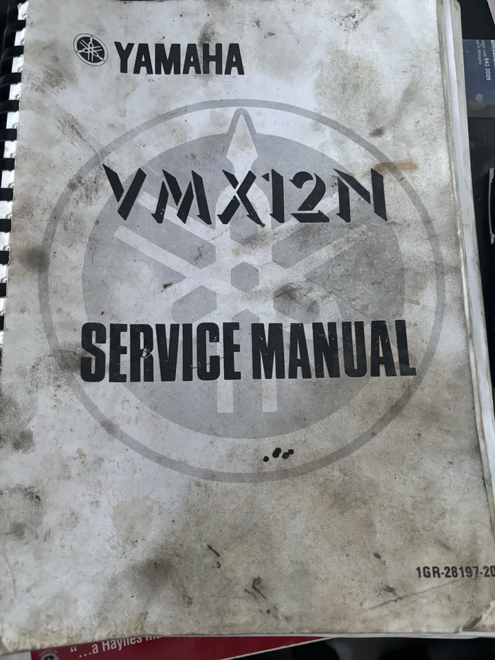 Yamaha VMX12N (V-Max) Service Manual 1st Edition Dec 1984 1GR-28197-20 Reprint - Image 1 of 1