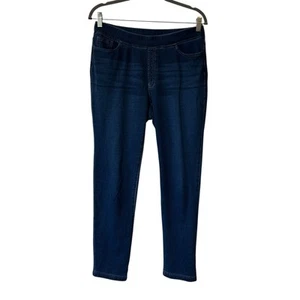 J Jill Pure Jill Dark Indigo Ankle Leggings Gr. S Baumwollmischung Pull-On Hose - Bild 1 von 10