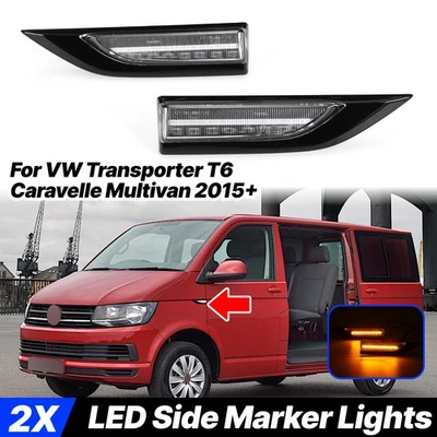2x  Seitenblinker Blinker für Transporter Multivan T6 2015-2019 Glasklar - Bild 1 von 4
