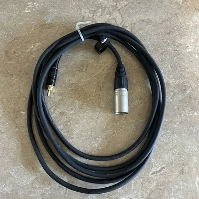Phono VDC to Female 3 Pin Neutrik XLR Van Damme Pure OFC Cable Subwoofer Lead 2m - Image 1 of 3