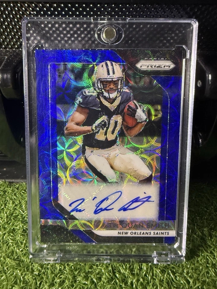 2018 Panini Prizm - Rookie Auto 24/99! Tre'Quan Smith Blue Scope #RA-TQS Saints - Image 1 of 2