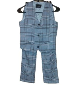Lubobo Bei Bei 2 Piece Suit - Young Boy - size 140 Gray. Vest & Pants - Picture 1 of 21