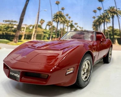 Franklin Mint 1982 Corvette Coupe 1:24 - красный в комплекте - Изображение 1 из 4