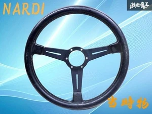 Nardi Black Leather Steering Wheel 36cm - Foto 1 di 9