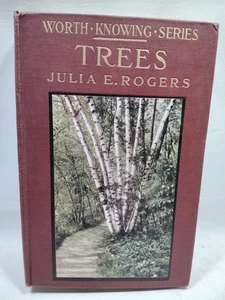 Trees Worth Knowing Little Nature Library By Julia E. Rogers 1st Edition 1917 HC - Picture 1 of 7