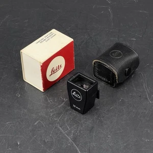 Leica M 28mm View Finder - Black - Case and Box - Leitz Canada Ontario - Foto 1 di 10