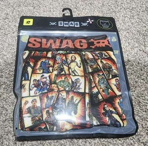 SWAG GI Joe Boxer Briefs Underwear MENS Small 28-30 Stretch Logo NWT Retro - Picture 1 of 4