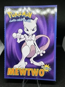 1998 Vintage Pokemon Postcard - Mewtwo - Foto 1 di 5