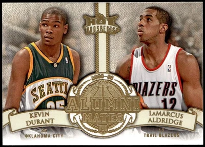 2008-09 Fleer Hot Prospects AM-15 Kevin Durant LaMarcus Aldridge Alumni Mates E1 - Image 1 of 2