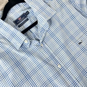 Camisa Tucker Vineyard Vines Para Hombre Calce Clásico Manga Larga Con Botones A Cuadros XL - Imagen 1 de 8