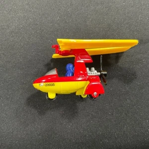 Matchbox Aero Junior Red & Yellow Ultralight Airplane 1998 - Picture 1 of 4