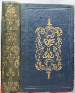 Lord Byron - Poems - circa 1850 UK HB - Victorian illustrated - Picture 1 of 4