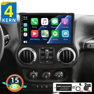 2+64GB Android 15 Autoradio GPS Carplay DAB+ SWC Für Jeep Wrangler JK 2007-2016 - Bild 1 von 16