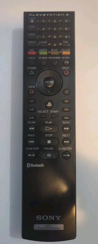 Sony PS3 BD Playstation 3 Media Blu-ray Disc Remote Control - CECHZR1U - Image 1 of 1