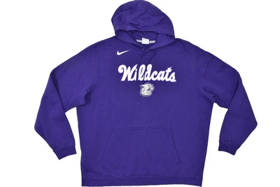 Nike Wildcats Sudadera con Capucha Para Hombre Púrpura Talla XXL Pullover Sudadera con Capucha Algodón Foto 1 de 4