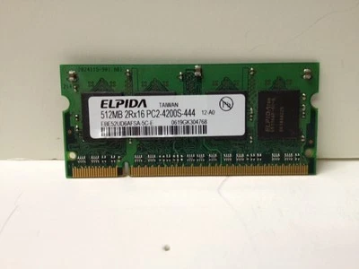 HP 414041-001 512MB PC2-4200 533 MHz DDR2 SO-DIMM OEM-HP ELPIDA Chips *FREE S/H* - Image 1 of 2