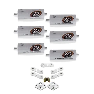 XS Power 6-Pack Kit White 40AH Lithium Cell Bank 2.3v w/XS Power Dog Bones (LTO) - Picture 1 of 8
