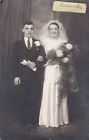 OLD PHOTO WEDDING BRIDE DRESS GROOM PR 632