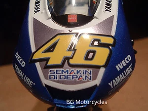 1:12 FACTORY MONSTER YAMAHA YZR-M1 MOTOGP TOY MODEL #46 VALENTINO DOCTOR ROSSI