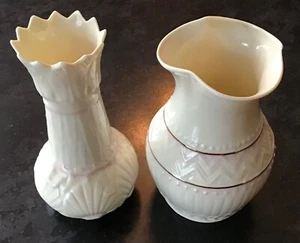 Belleek Co Fermanagh Irland Vintage Vasen 6" hoch (8. Mark 1993-97) - Bild 1 von 4