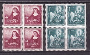 1952 - España - Edifil 1116/1117 -  Congreso eucaristico - Bloque 4  - MNH - Picture 1 of 2