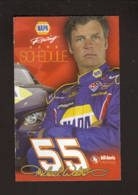 Copa Nextel Michael Waltrip 2006 calendario de bolsillo NAPA Foto 1 de 2