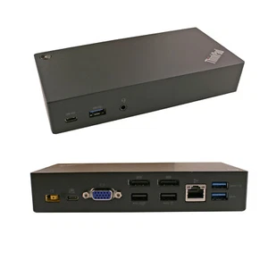 Lenovo Thinkpad USB-C Dock 40A9 mit USB3.0  + 90W Netzteil + USB-C Kabel - Bild 1 von 2