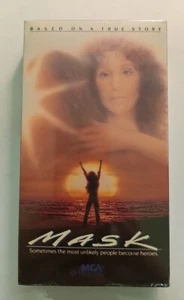 Mask VHS SEALED Watermarks RCA Cher Sam Elliott Eric Stoltz - Picture 1 of 8