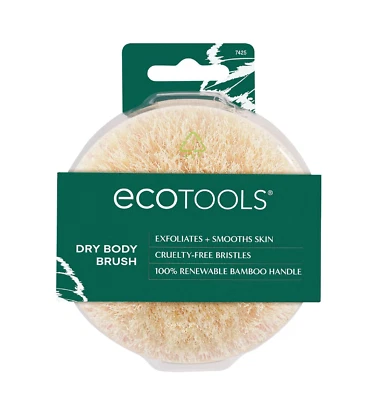 Cepillo corporal seco EcoTools cerdas sin crueldad exfoliar y suavizar la piel seca Foto 1 de 4