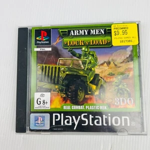 Army Men: Lock 'N' Load 1999 PS1 Sony PlayStation 1 Game - Foto 1 di 6
