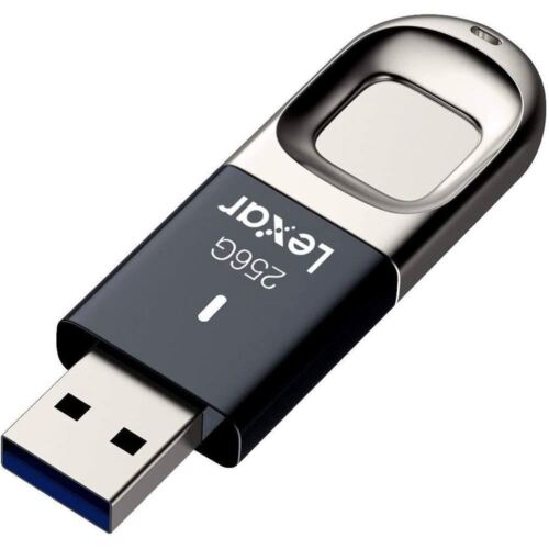 Lexar JumpDrive Fingerprint F35 USB 3.0 Flash Drive 256GB  LJDF35-256BAP