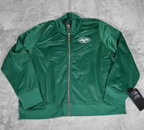 NFL MSX New York City Jets Women's Track Jacket Size XXL Cover