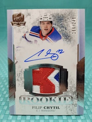 2017-18 Upper Deck The Cup Filip Chytil Rookie Auto Patch RPA #110 B - Image 1 of 2