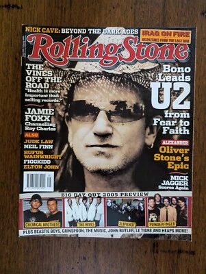 Rolling Stone Magazine #635 2005 - Rare Bono cover, Slipknot, Chemical Brothers - Image 1 of 4