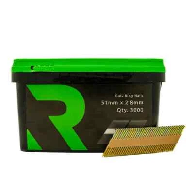 RIKA 1ST FIX STRIP NAILS FOR MILWAUKEE M18 FFN TOOL. All sizes 51MM, 65MM, 75MM 90mm