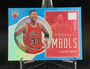 2018-19 Panini Status Symbols Blue #13 Scottie Pippen Chicago Bulls - Picture 1 of 2