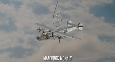 B-24 Liberator WWII Christmas Ornament Airplane USAF Bat Out of Hell B-24J B24 - Image 1 of 4