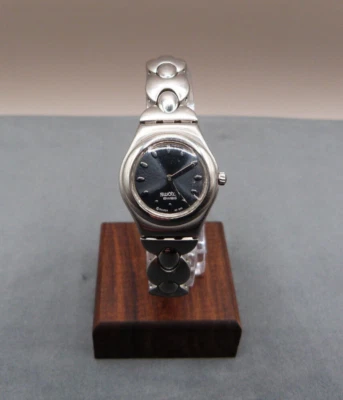 Montre bracelet quartz femme, SWATCH, tout acier, pile neuve. - Photo 1/4