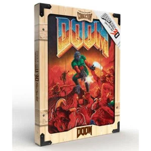 DOOM Classic WoodArt 3D Wooden Poster Limited Edition 30x40 cm DOCTOR COLLECTOR - Imagen 1 de 9