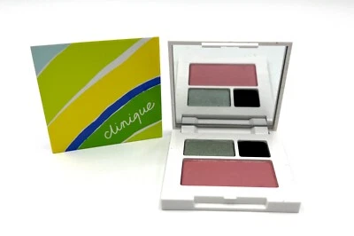 2 x Clinique All About Shadow: Smoke & Mirrors / Wave after Wave~08 Cupid Blush - Image 1 of 4