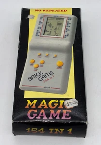 MAGIC GAME - SUPER BRICK GAME - 154 in 1 LCD Game & Watch Portable Console - NEW - Foto 1 di 3